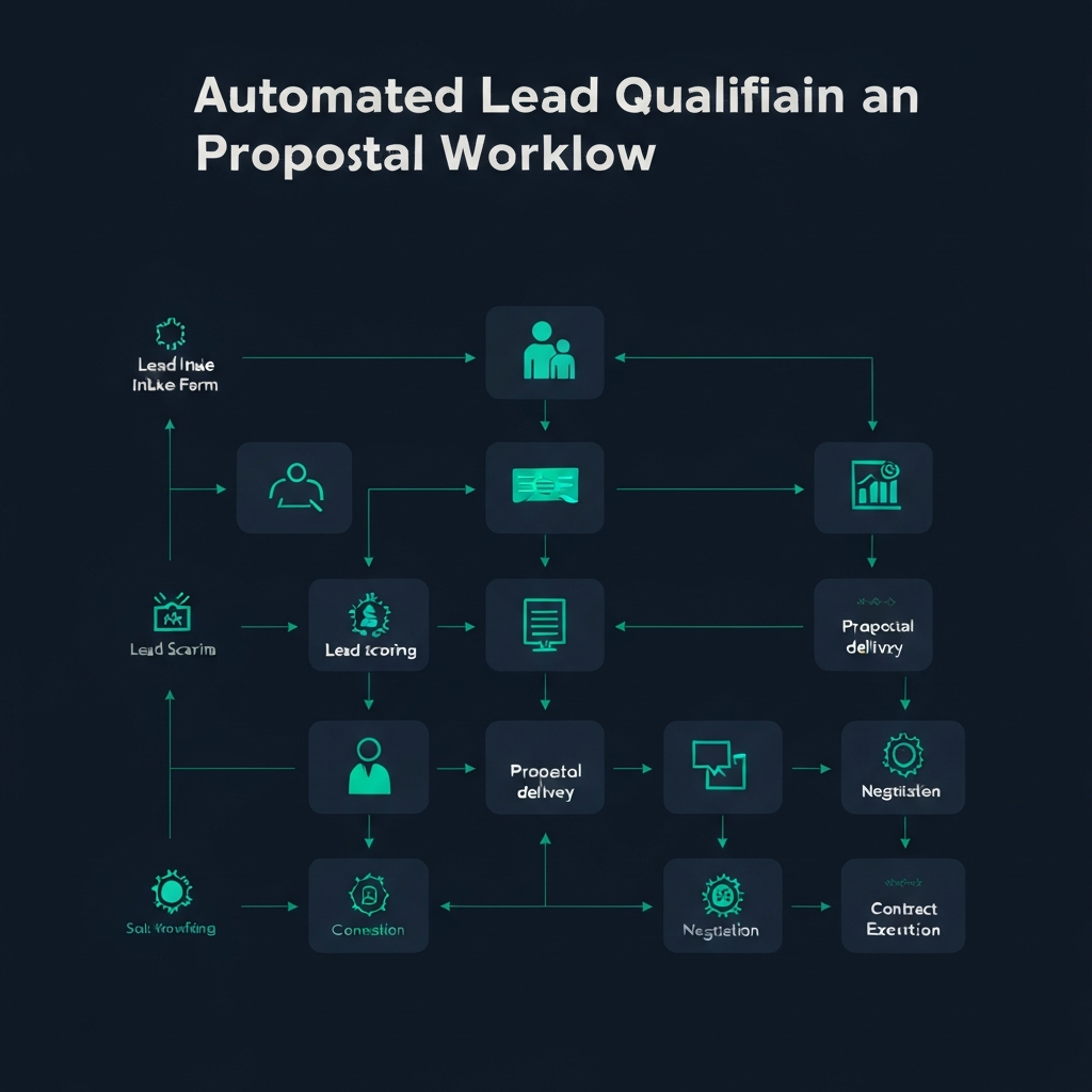 AI automation workflow diagrams for lead and onboarding — Kyoren Worldwide